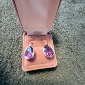 14K YELLOW GOLD AND AMETHYST